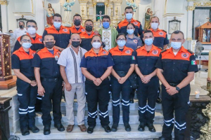 Con misa de agradecimiento, Bomberos celebran su día