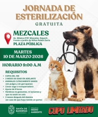 Gobierno de Bahía de Banderas invita a jornada gratuita de esterilización
