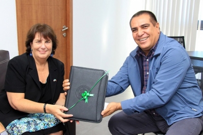 Recibe alcalde visita de autoridades Consulares de EUA