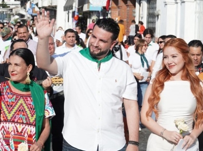 Peregrina con fervor guadalupano el Gobierno de Munguía