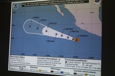 Monitorean trayectoria del ciclón “Hilary”; por ahora no representa peligro para Vallarta