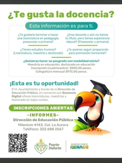 Ofrece Gobierno Luis Munguía Licenciatura en Pedagogía y Posgrado en Educación