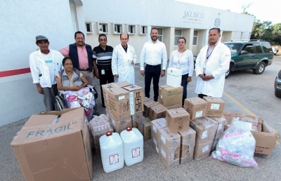 Entrega Ayuntamiento material de apoyo al Hospital Regional