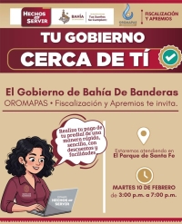 Tu gobierno cerca de ti llegará al Parque del Fraccionamiento Santa Fe