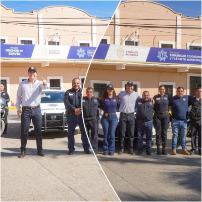 Héctor Santana entregó 14 nuevas patrullas para fortalecer la seguridad en Bahía de Banderas