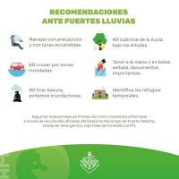 Exhortan a extremar precauciones ante temporal de lluvias en Puerto Vallarta