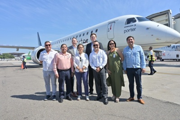 Amplía Puerto Vallarta conectividad con Canadá con inicio de operaciones de Porter