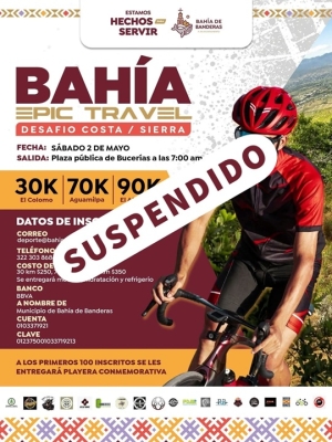 Suspenden el “Bahía Epic Travel”