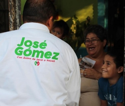 El contacto ciudadano; fortaleza de la campaña de José Gómez