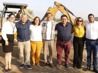 Alcalde puso en marcha la construcción del canal pluvial norte