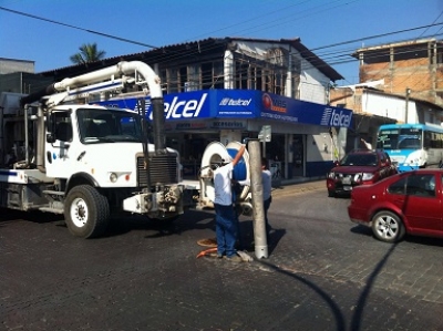 Realiza Seapal mantenimiento a la red sanitaria en El Pitillal