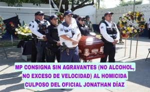 Consigan sin agravantes al homicida culposo del oficial Jonathan Díaz