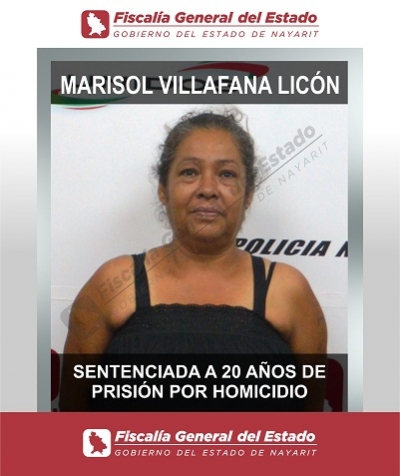 Condenan a 20 años de prisión a Marisol Villafana por matar a su hombre