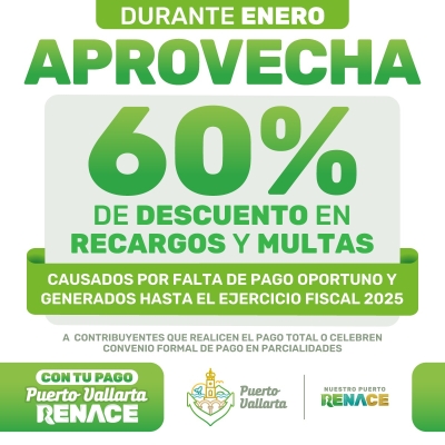 Gobierno de Puerto Vallarta ofrece facilidades de pago para prediales atrasados