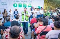 Apuesta Munguía a mejorar la conectividad del puerto con calles pavimentadas