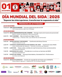Gobierno de PV impulsa agenda conmemorativa por el Día Mundial del Sida