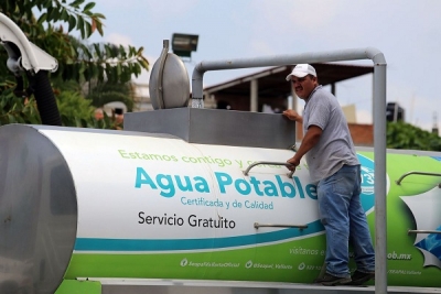 Suministró Seapal 243 millones de litros de agua con Pipas