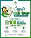 Casa Joven Coapinole acercará expedición gratuita de actas de nacimiento