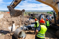 Concluyen trabajos de la Autopista y avanza la recuperación del agua en la zona norte