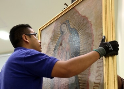 Entregan imagen de la Virgen de Guadalupe con más de 150 años que había sido robada