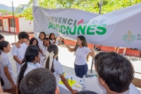 Realizan rally “Por una vida libre de adicciones” en la Secundaria Técnica 132