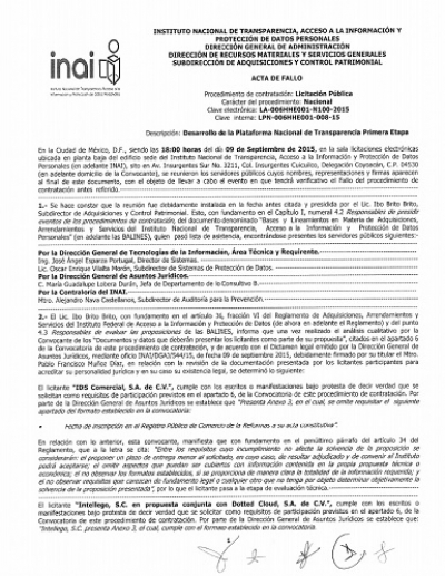 ¿Quién hizo la fallida Plataforma de Transparencia? Intellego, ligada a sobornos en 2014