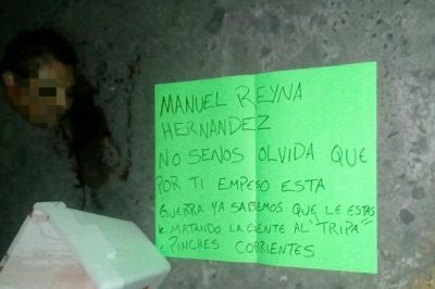 Señalan a un tal Manuel Reyna como precursor de la guerra entre narcos