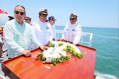 Conmemoran en Puerto Vallarta el 84 aniversario del Día de la Marina Nacional