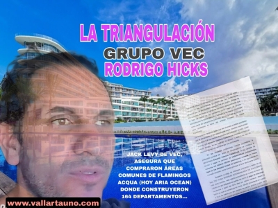 La triangulación del grupo Vec, Rodrigo Hicks y otro pagaré de 800 mil dólares en el caso de Flamingos Acqua, hoy Aria Ocean