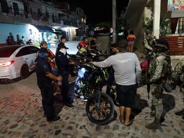 Aseguran más de 130 motos en avenidas y calles de Puerto Vallarta