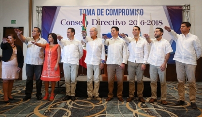 Rinde protesta nuevo consejo directivo de Coparmex