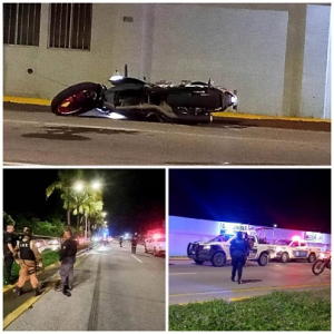 Sujeto que robó motocicleta no derrapó, se atravesó y fue atropellado en la persecución por una patrulla