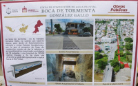 Realizan obra pluvial para mitigar inundaciones en Av. Francisco Villa