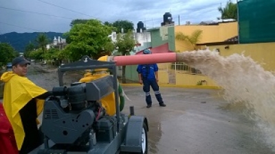 Protección Civil y Bomberos atiende los reportes ciudadanos durante las lluvias