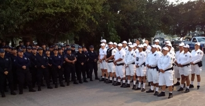 Pasa revista nuevo Comisario de Seguridad Ciudadana a la tropa