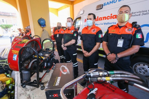 Donan equipo por más de 1 MDP a Bomberos y Protección de PV