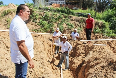 Supervisa Arturo Dávalos obras de agua potable en la zona rural