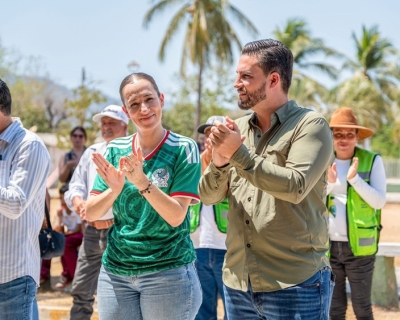 Recorren Luis Munguía y Lucky Michel zona rural con atención directa a familias