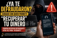 Fiscalía emite recomendaciones para prevenir fraudes por supuestas ofertas de recuperación de dinero