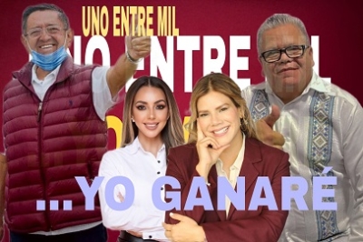 Se cierra la contienda en Morena PV; encuesta favorece a El Chato, El Profe Michel, Yesica Zatarain y a Yussara Canales