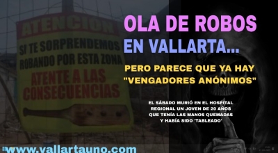 Se registra ola de robos y asaltos en Puerto Vallarta; pero surgen “vengadores anónimos”