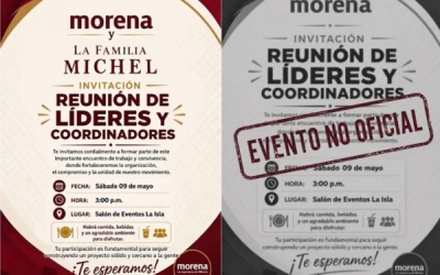 Les sale el tiro por la culata a la familia Michel; Morena se deslinda de evento con “líderes y...