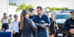 Luis Munguía entregó nuevas patrullas y...