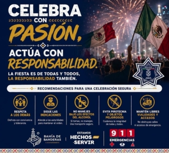 ¡Celebra con pasión, actúa con responsabilidad!