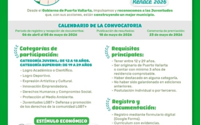 Abren convocatoria del “Premio Juventud Renace...