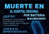 “Bacteria Baumannii” en el Hospital Regional; muere hombre por presunta infección