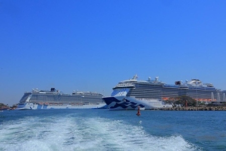 Impulsa a Puerto Vallarta doble arribo de cruceros de clase mundial