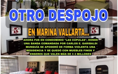 Despojos impunes en Marina Vallarta; una red comandada por Carlos E. Garibaldi Munguía se apropió...
