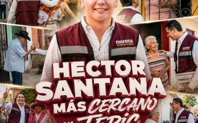 Héctor Santana recorre Prieto Crispín y...
